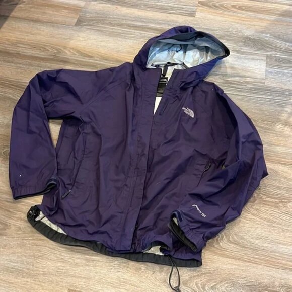 North Face windbreaker jacket Large Dark Purple - Picture 2 of 3